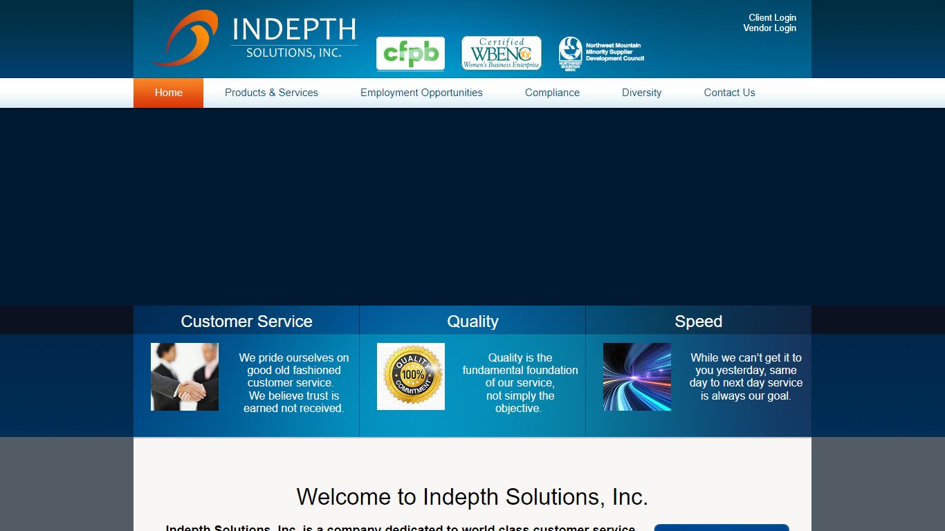 Indepth Solutions Inc. | You have a challenge, we have the Indepth ...